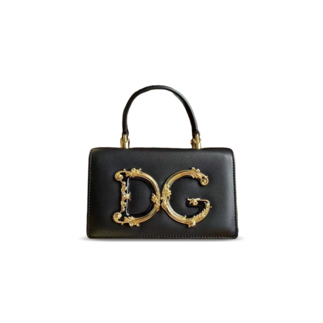 DOLCE GABBANA LEATHER SHOULDER BAG (18*10*5cm)